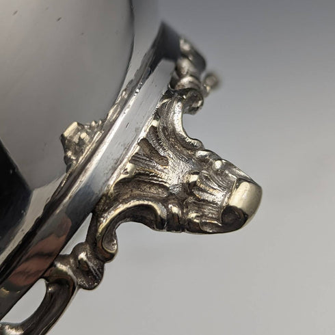 British antique silver plate cream jug